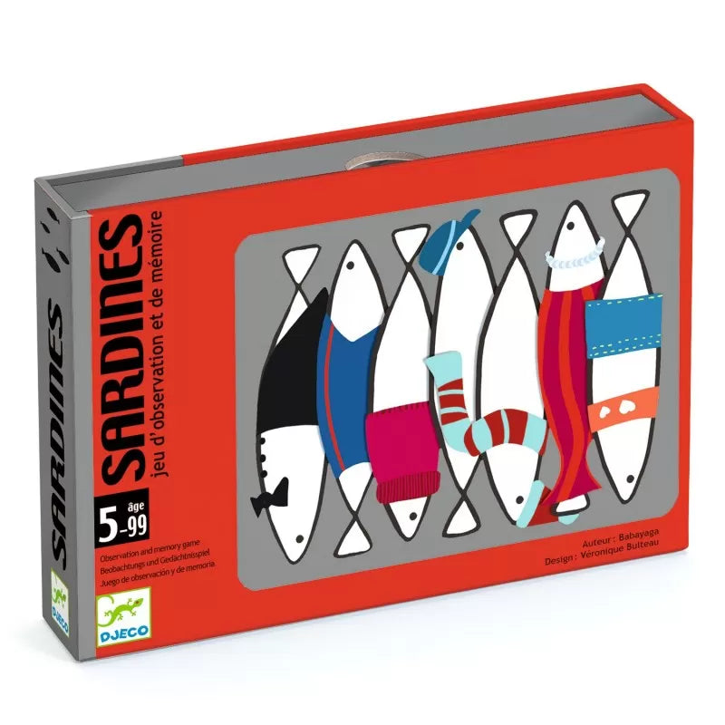 Sardines - Jogo de cartas de observação e memória