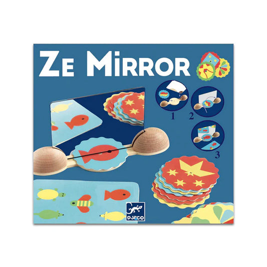 Djeco | Ze Mirror Faces - Juego de reflejos en el espejo