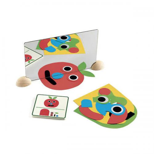 Djeco | Ze Mirror Faces - Juego de reflejos en el espejo