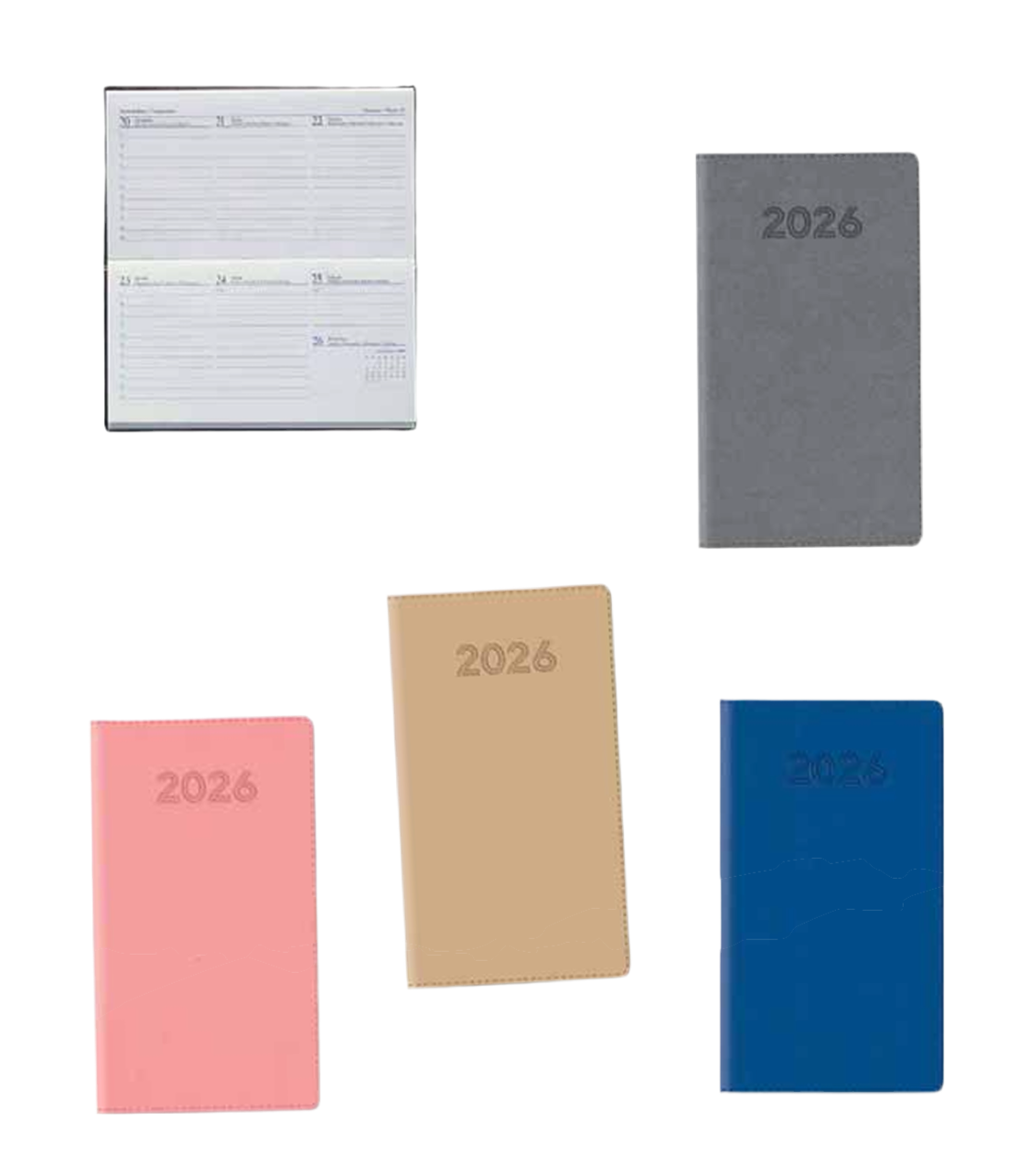 Papiro | Agenda Semanal Tucson Pastel B15 | 2026