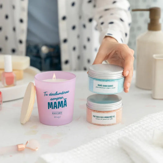 Señor maravilloso | Kit de mimos para mamá | Sales de Baño y Vela Aromática