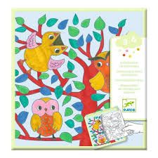 Djeco | Página para colorear de dispensador | Bosque