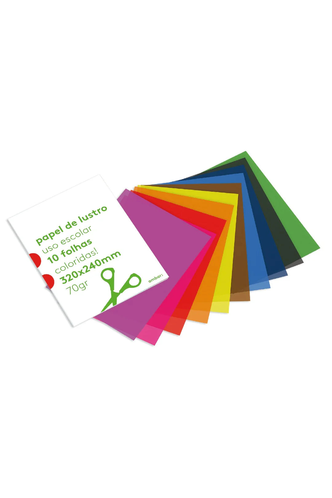 Ambar | Papel Lustro 320x240 | 10 Cores