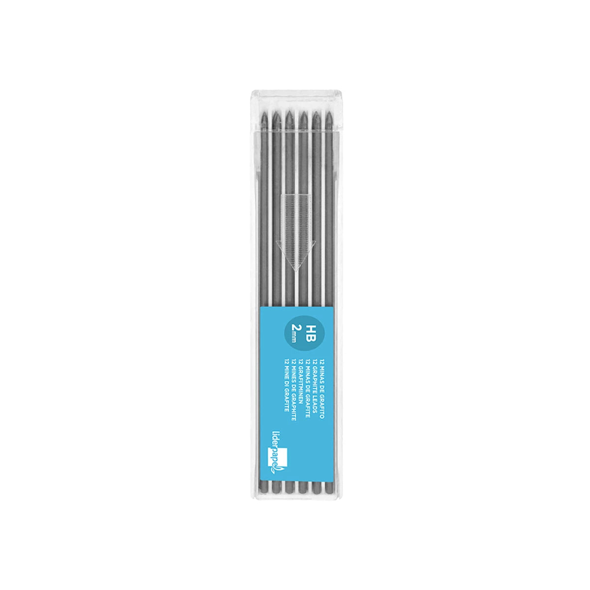 Liderpapel | Minas 2mm HB | 12 unidades