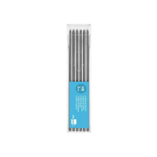 Liderpapel | Minas 2mm HB | 12 unidades