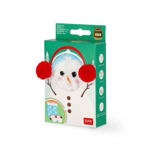 Meias NATAL - Boneco de neve - Criança tam:26-34