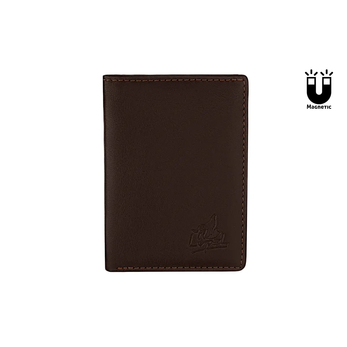 Rubre | Carteira em Pele com Anti-RFID e Magnetismo | Castanho