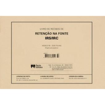Livro Retenção na fonte IRS/IRC