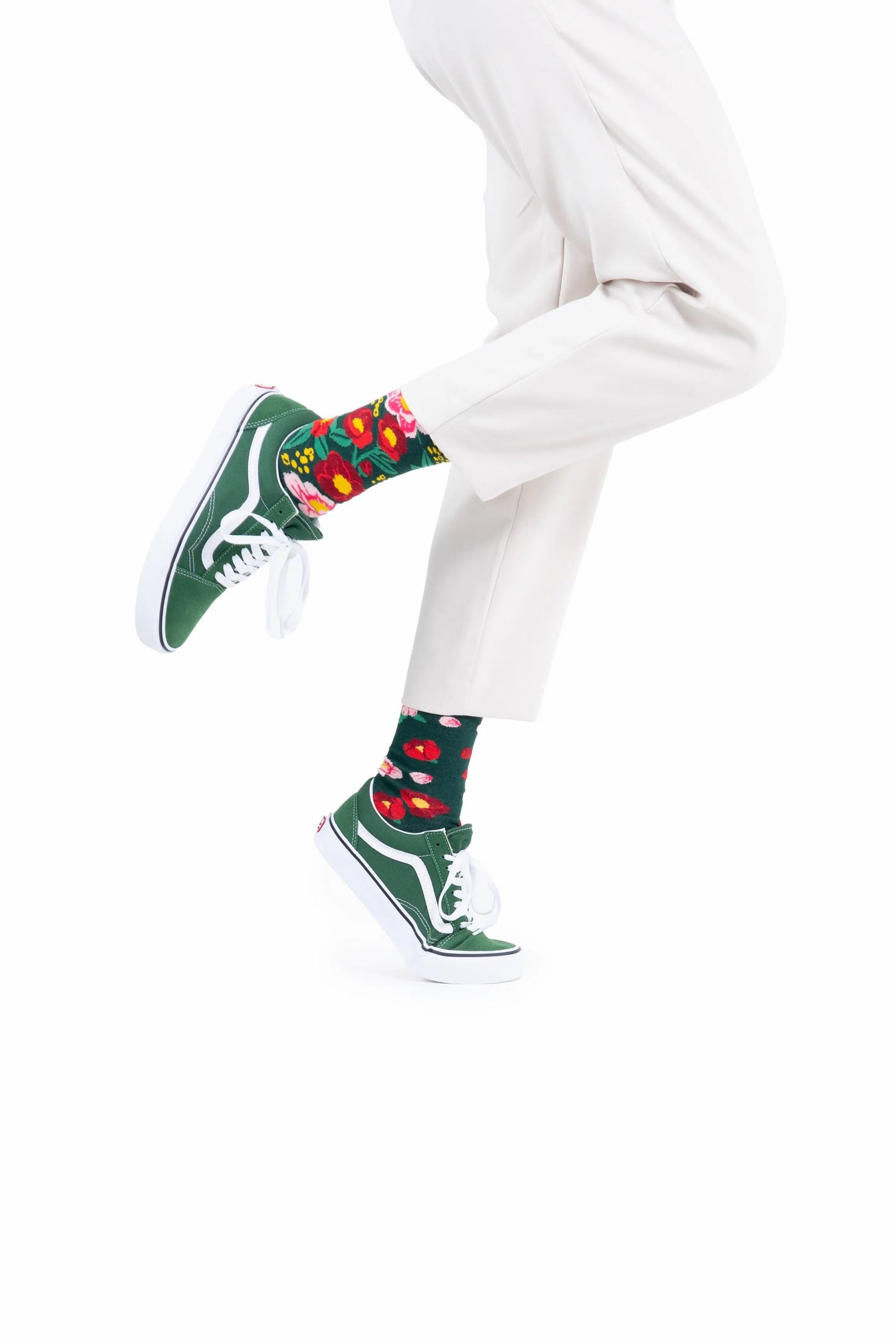 Meias MMornigs - Flower power green