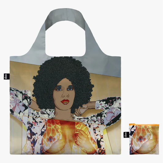 Saco LOQI - Mickalene Thomas portrait of Maya bag