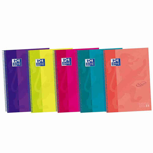 Oxford | Caderno Softtouch Quadriculado | Cores | A4 120fls