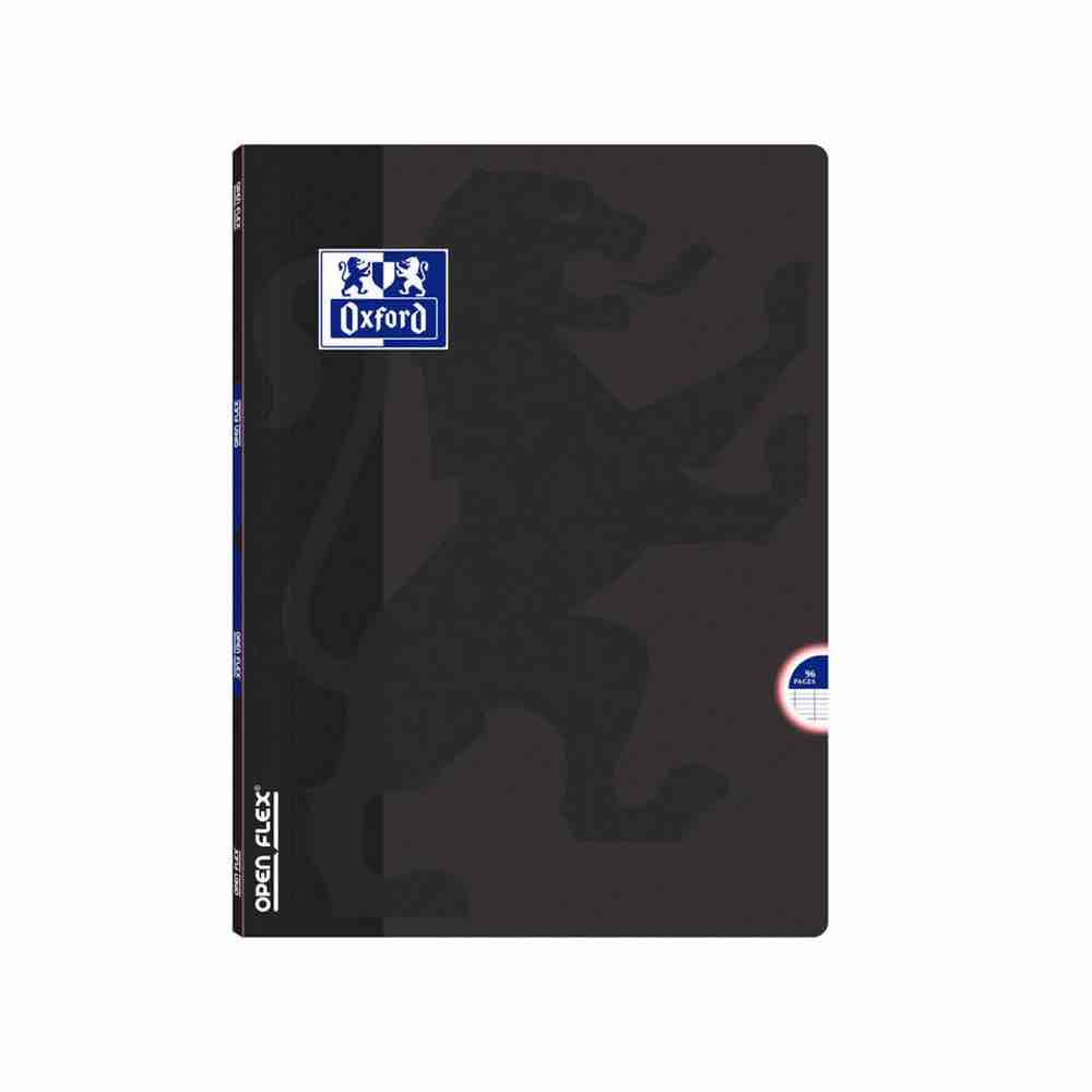 Oxford | Cuaderno rayado Openflex | Negro | A4
