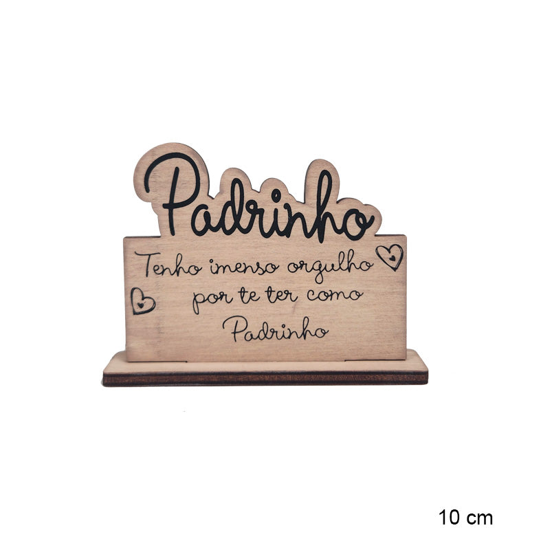 Placa "Orgulho Padrinho"