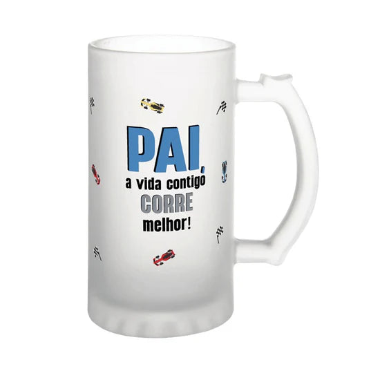 Pai, a vida contigo corre melhor - Pack jarra + meias