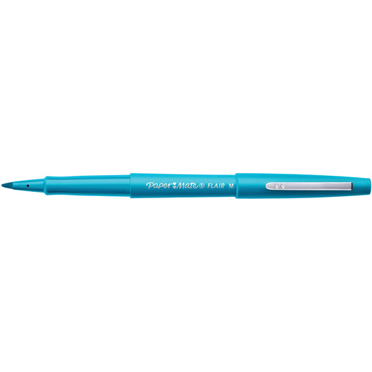 Compañero de papel | Rotulador Futura Flair Mediano 1,0 mm | Azul claro