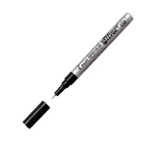 Pilot | Marcador Extra Fino Prata | 0,5 mm