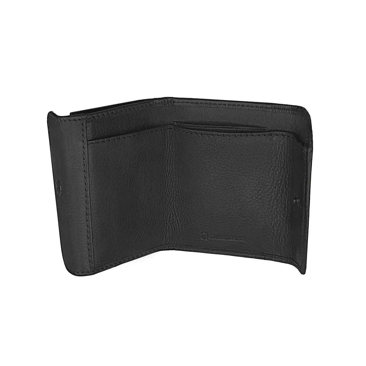 Rubre | Carteira em Pele com Porta-Moedas | Preto