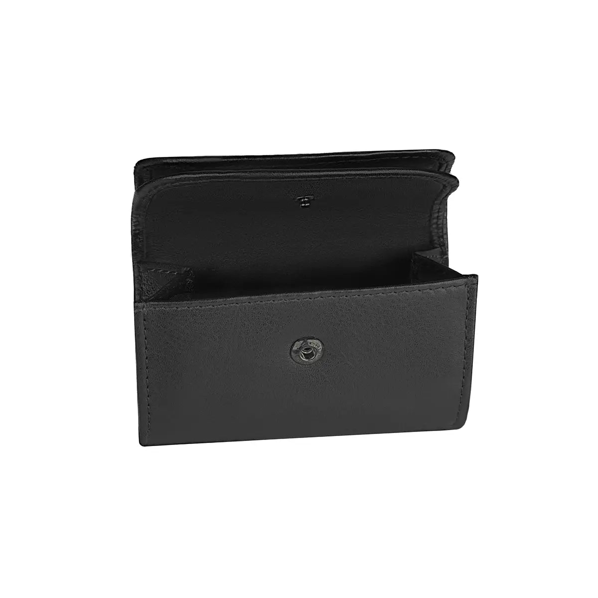 Rubre | Carteira em Pele com Porta-Moedas | Preto