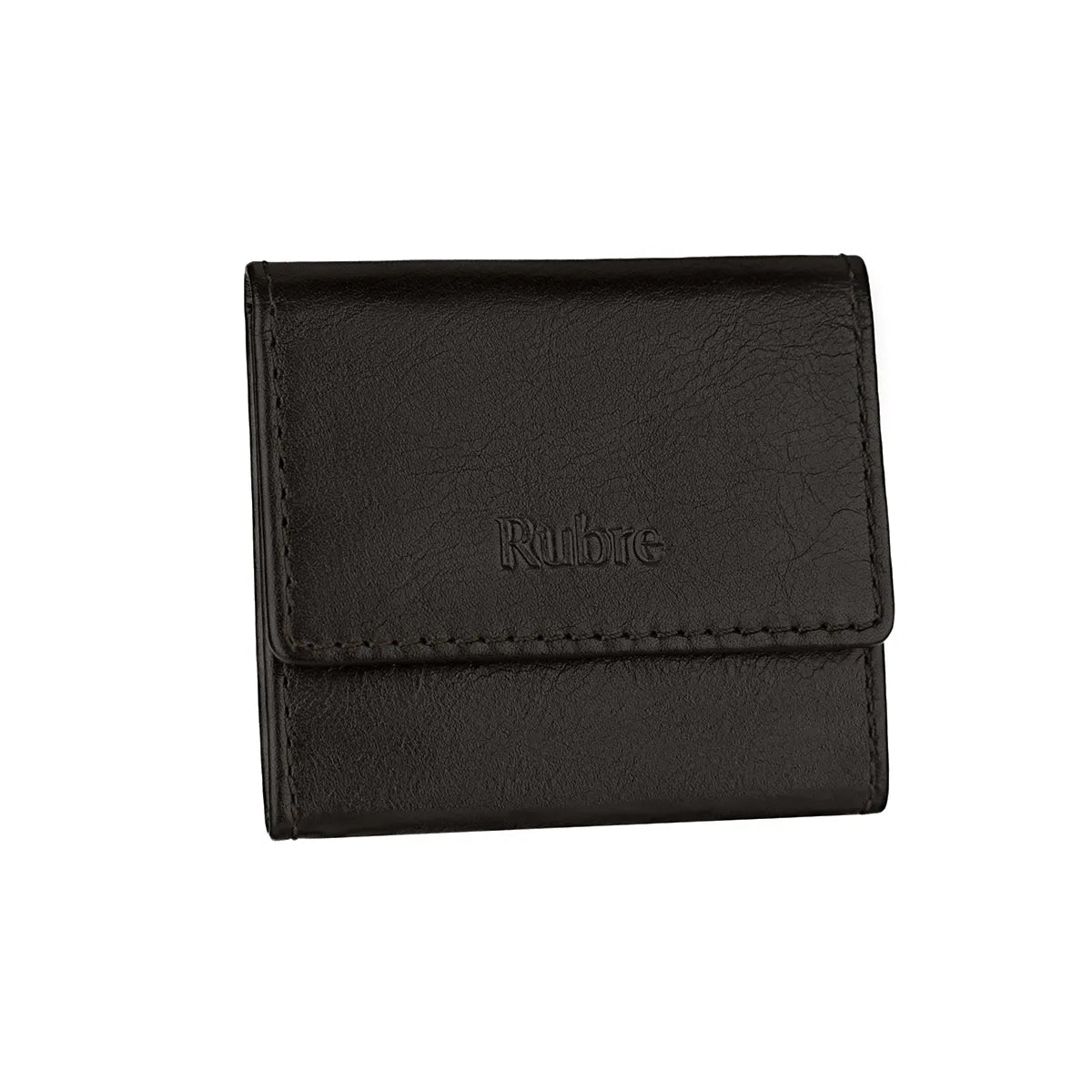 Rubre | Porta-moedas em Pele | Castanho