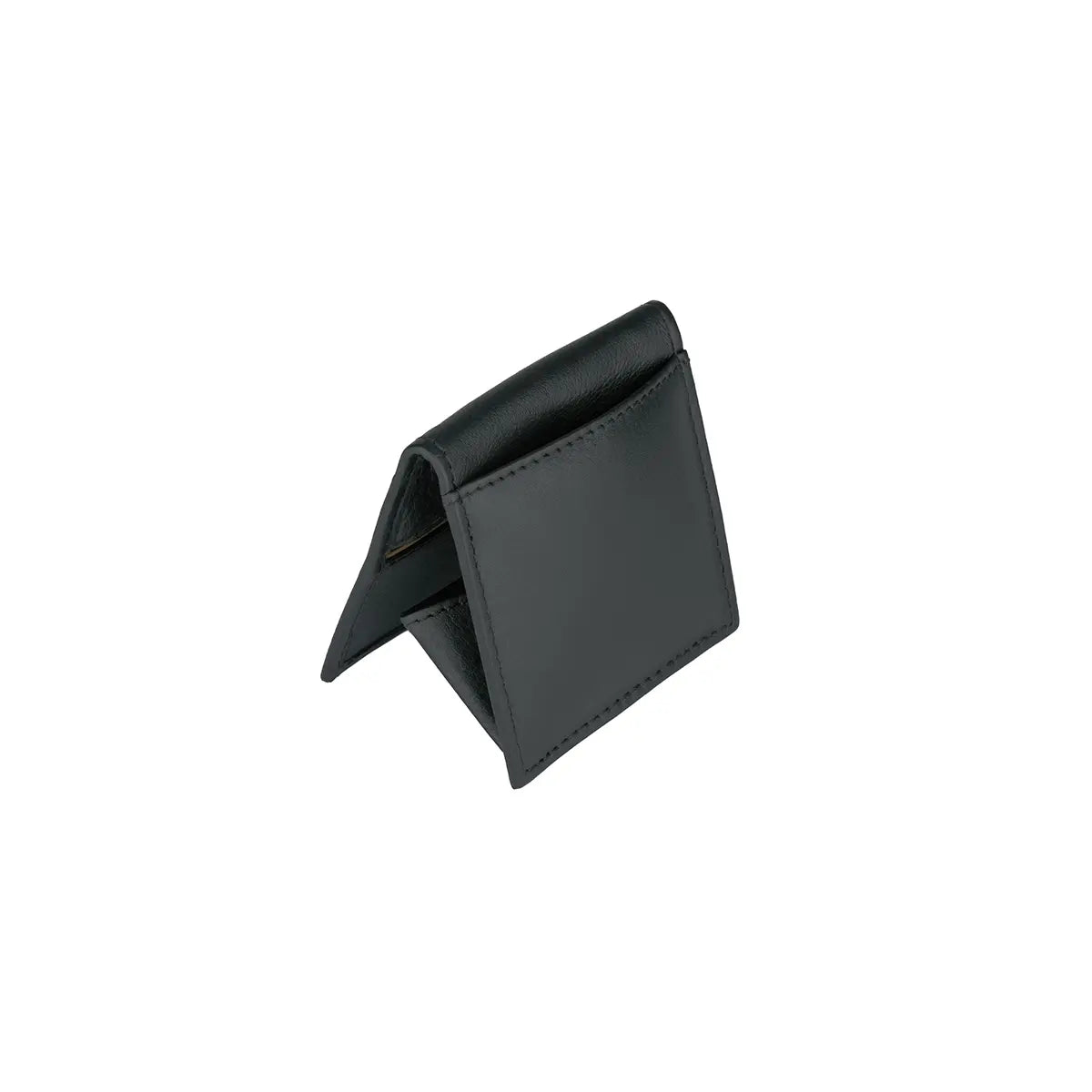 Rojo | Monedero de cuero | Negro
