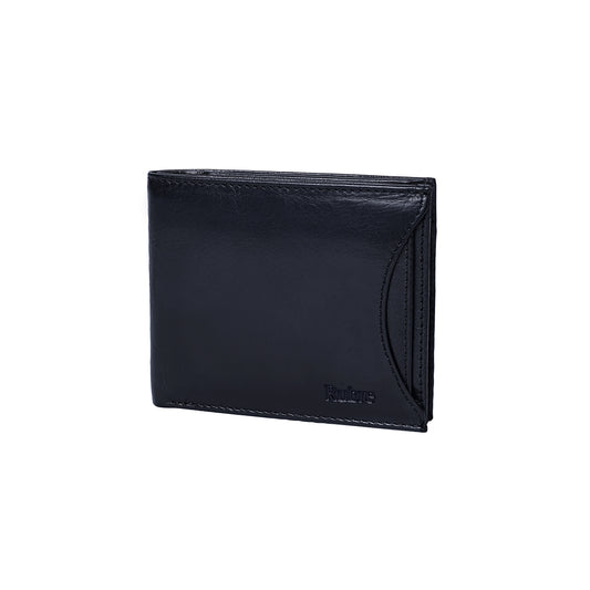 Rubre | Carteira em Pele com Porta-Cartões Amovível e Porta-moedas | Preto