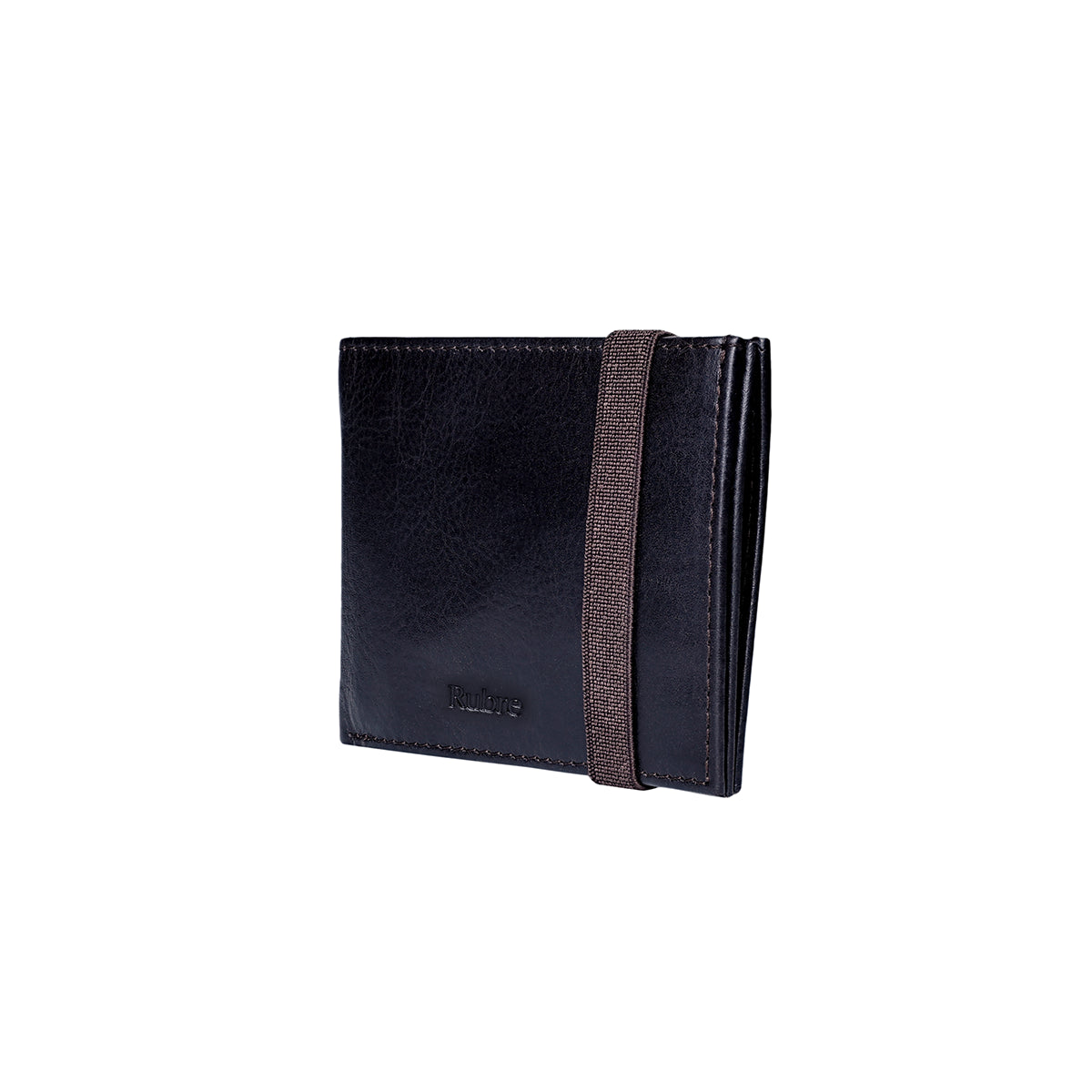 Rubre | Carteira em Pele com Porta-moedas e Anti-RFID | Castanho
