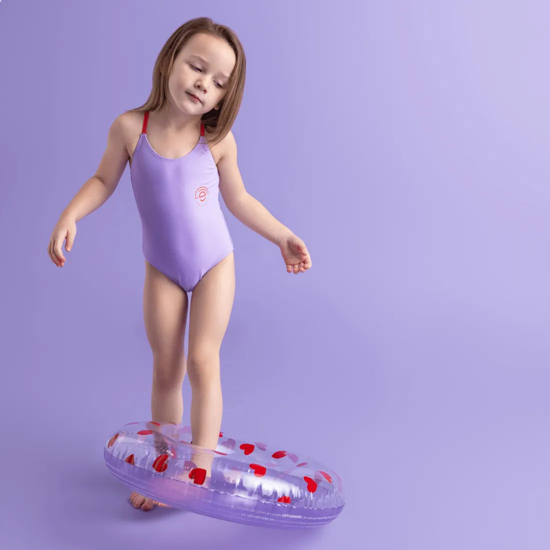 Swim Essentials | Bóia | Lila Hearts 90cm