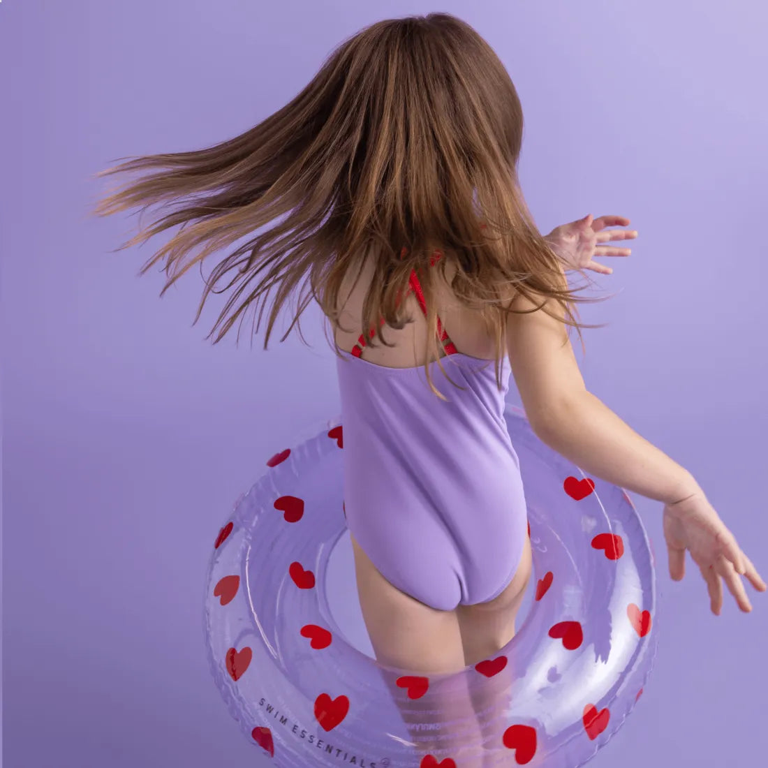 Swim Essentials | Bóia | Lila Hearts 90cm