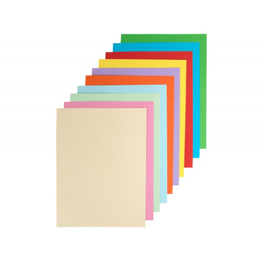 Paquete de 10 Tarjetas de Colores Surtidos 240x315mm 180g