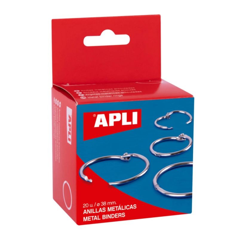 APLICAR | Anillos metálicos de 38 mm.