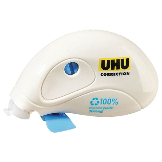 UHU | Cinta correctora compacta blanca | 10Mx5mm