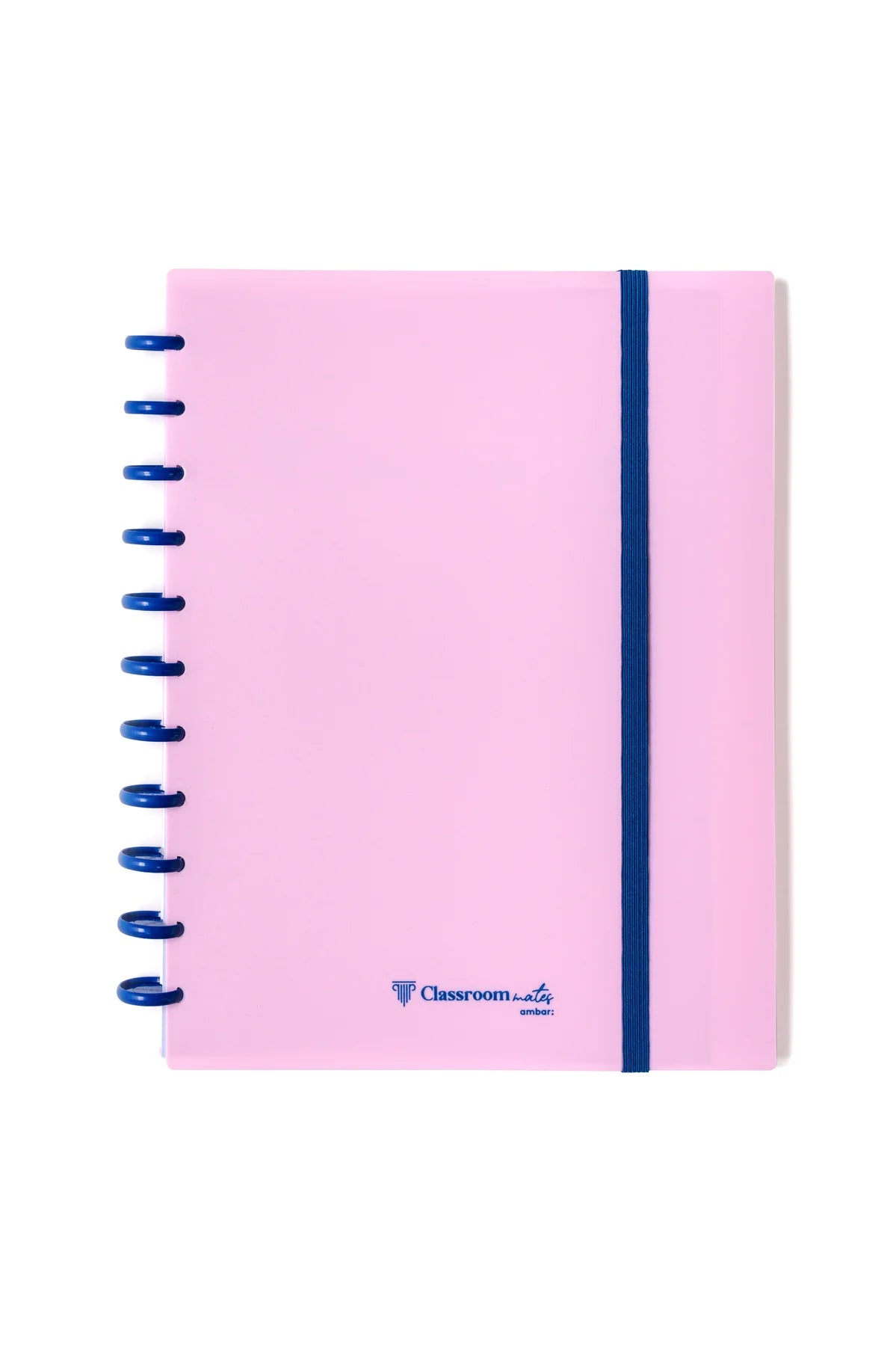 Ambar | Caderno EcoSmart A4 PP ClassroomMates Liso | Rosa