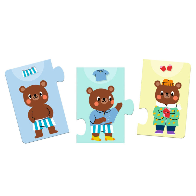 Puzzle - O ursinho veste-se