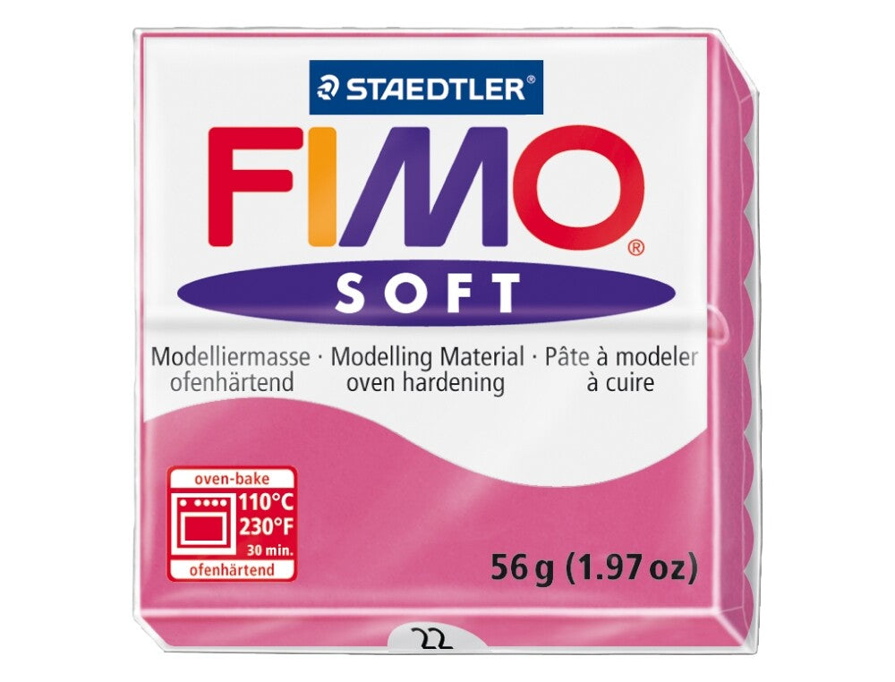 Staedtler | Pasta de modelar suave Fimo 50 | Frambuesa