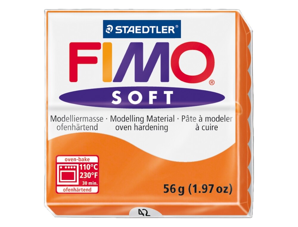 Staedtler | Pasta de modelar suave Fimo 50 | Naranja