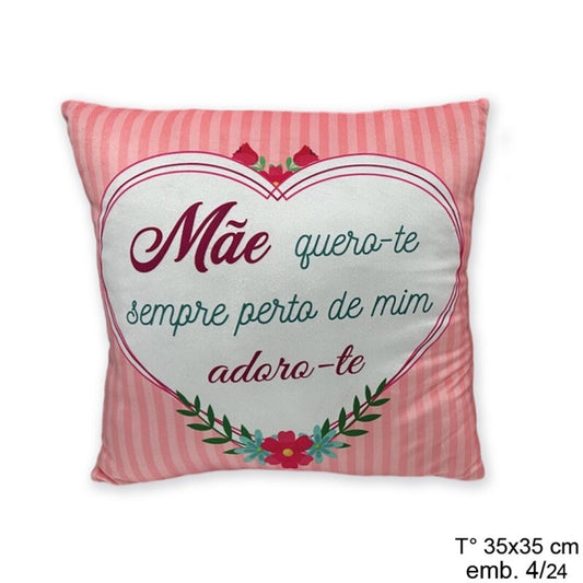 Almofada "Mãe adoro-te" - 35x35