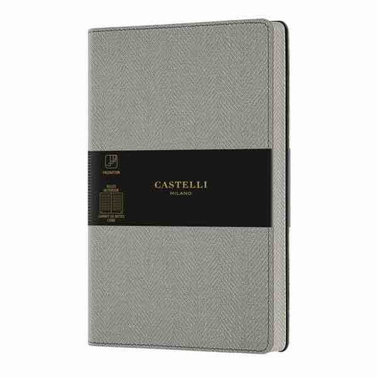 Castelli Milán | Cuaderno Harris A6 | Gris ostra