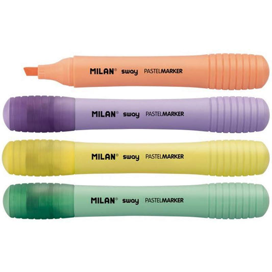 Marcador Milan Sway Pastel Estojo 4 uni.