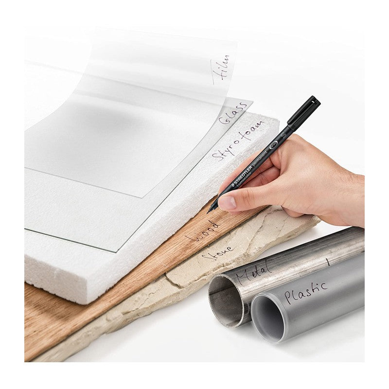 Staedtler | Marcador Lumocolor Ponta Fina 313-5 | Verde