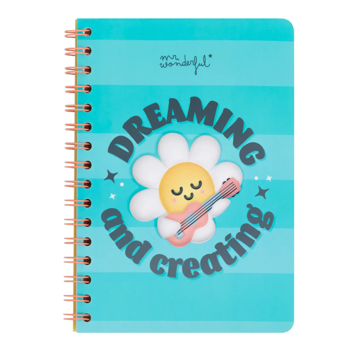 Mr. Wonderful | Caderno A5 Margarida 3D | Dreaming and creating