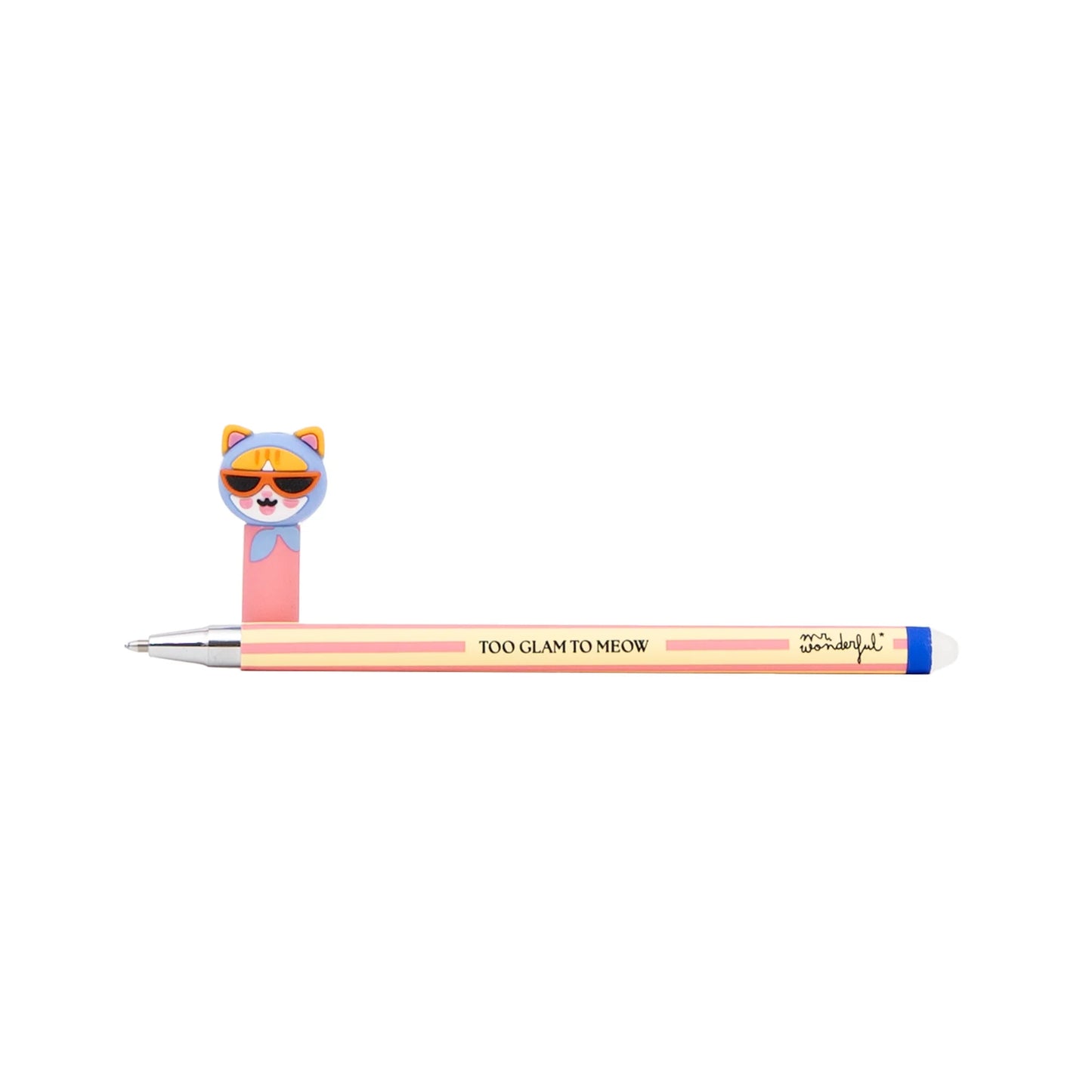 Caneta apagável Bo-Bo gato - Too glam to meow