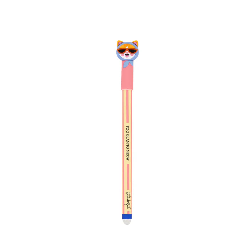 Caneta apagável Bo-Bo gato - Too glam to meow
