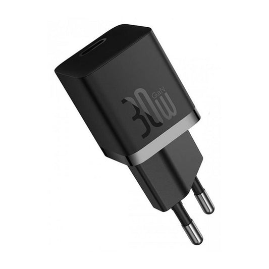Baseus | Carregador GaN5 Fast Charger (Mini) USB-C 30W | Preto