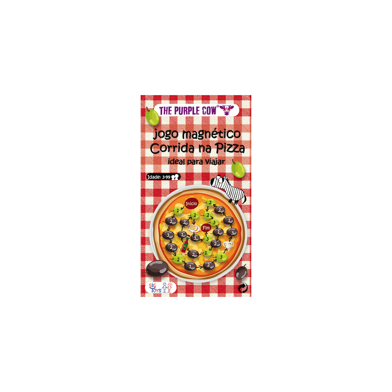 Jogo magnético - Corrida na pizza