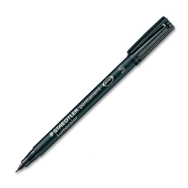 Staedtler | Marcador Lumocolor Ponta Fina 318-9 | Preto