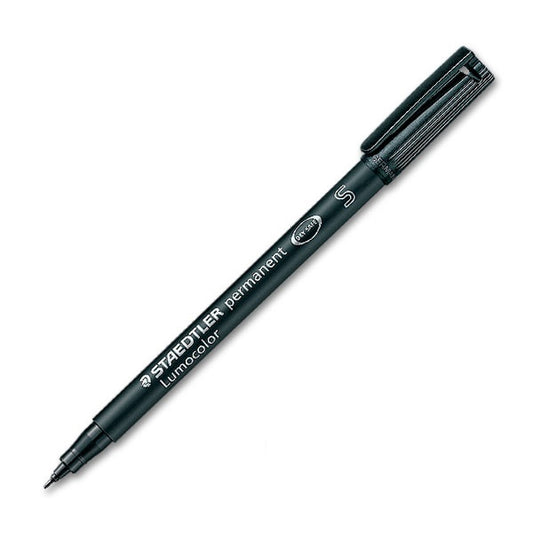 Staedtler | Marcador Lumocolor Ponta Fina 318-9 | Preto