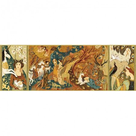 Djeco | Puzzle Gallery Jardim Unicórnio | 500 Peças