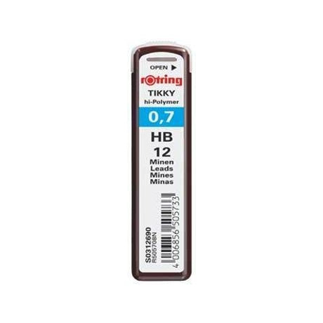 rotring | Minas para tubo de portaminas | 0,7 HB
