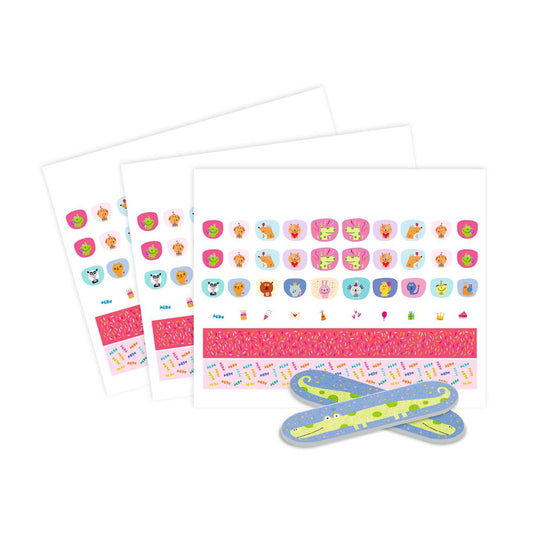 Djeco | 120 Autocolantes Unhas | Feliz aniversário