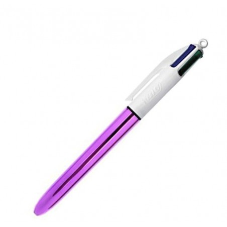 BIC | Caneta Quatro Cores | Roxo | Ponta de 1 mm